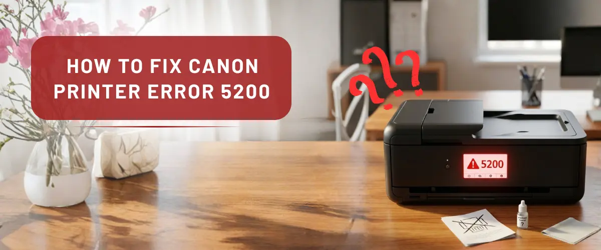How To Fix Canon Printer Error 5200​